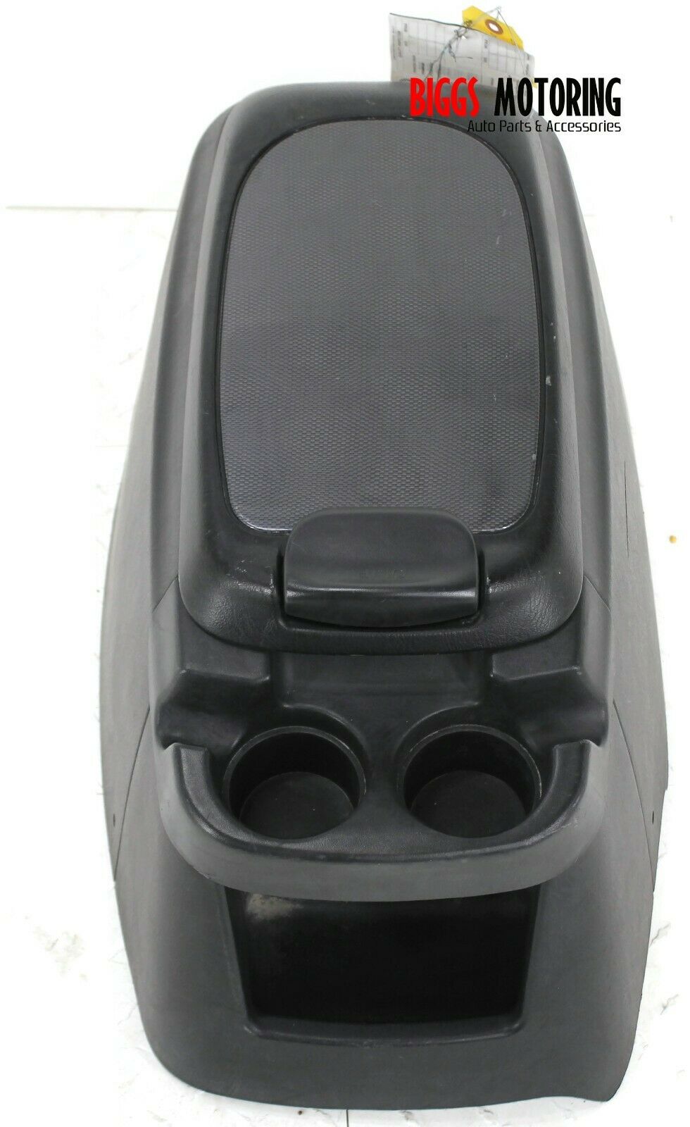 2002-2005 Ford F250 F350 Floor Center Console Storage & Cup Holder Black - BIGGSMOTORING.COM