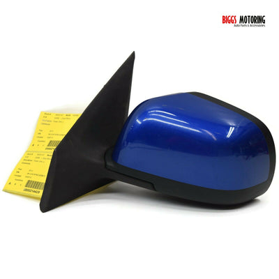 2012-2014 Nissan Versa Driver Left Side Power Door Mirror Blue 34187