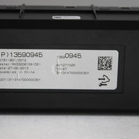 2011-2014 CADILLAC XTS  A/C HEATER CLIMATE CONTROL MODULE 13590945