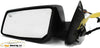 2007-2009 Gm Saturn Outlook Driver Left Side Power Door Mirror Black 32321