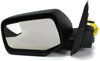 2008-2012 Ford Escape Driver Left Side Power Door Mirror Black 31847