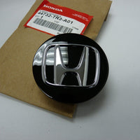 BRAND NEW GENUINE HONDA BLACK WHEEL CENTER CAP W/ CHROME "H" 44732-TR3-A01