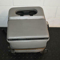 1999-2010 FORD F250 F350 FRONT JUMP SEAT GREY LEATHER 08-10 STYLE - BIGGSMOTORING.COM