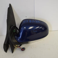 2006-2009 VOLKSWAGEN RABBIT BLUE LEFT DRIVER SIDE DOOR REAR VIEW MIRROR