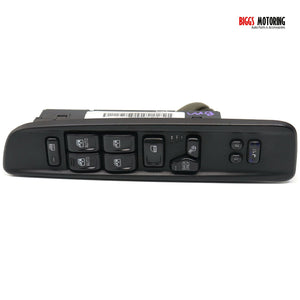 2002-2005 Gmc Envoy Driver Left Side Power Window Master Switch 15114263 - BIGGSMOTORING.COM