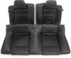 2011-2014 Ford Mustang Passenger & Driver Side Rear Seats Black Leather