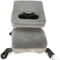 1999-2010 Ford F250 Center Console Jump Seat  W/ Storage Gray - BIGGSMOTORING.COM