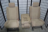 2007-2013 Toyota Tundra 40/20/40 Front Seats W/ Airbag Manual Tan Cloth Jumpseat