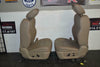 09-15 Dodge Ram Power Tan Leather Heat Air Cooled Driver Seat Complete W/ Track - BIGGSMOTORING.COM