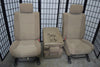 2007-2013 Toyota Tundra 40/20/40 Front Seats W/ Airbag Manual Tan Cloth Jumpseat