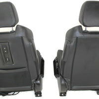 2003-2007 Nissan 350Z Front Driver & Passenger Side Seat Black Leather - BIGGSMOTORING.COM