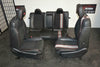 12-14 Dodge Avenger RT Black Red SEATS SET FRONT AND REAR R/T Embroidery - BIGGSMOTORING.COM