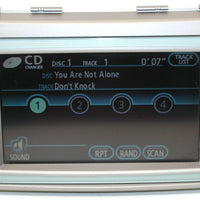 2007-2009 Toyota Camry JBL Touch Screen Navigation Radio  Cd Player 86120-33A30