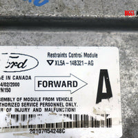 1999-2000 Ford Ranger Air  Bag Restraint Sensor Control Module  XL5A-14B321-AG - BIGGSMOTORING.COM