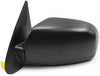 2007-2012 Hyundai Santa Fe  Driver Left Side Power Door Mirror Black 32738