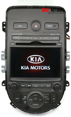 12-13 Kia Soul Navigation Radio Stereo Display Screen Cd Player AC 96560-2K801D - BIGGSMOTORING.COM