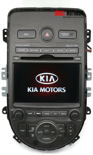 12-13 Kia Soul Navigation Radio Stereo Display Screen Cd Player AC 96560-2K801D - BIGGSMOTORING.COM