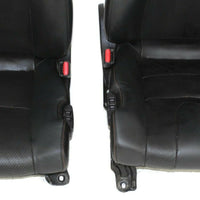 2003-2007 Nissan 350Z Front Driver & Passenger Side Seat Black Leather - BIGGSMOTORING.COM