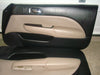 97-01 PRELUDE DOOR PANELS R&L BLACK/ TAN LEATHER 2 TONE