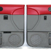 2005-2010 VW Beetle Front Passenger & Driver Side Door Panels Red & Gray - BIGGSMOTORING.COM