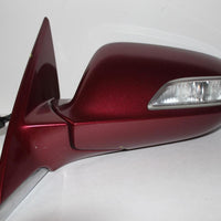 2009-2012 ACURA RL  DRIVER LEFT SIDE POWER DOOR MIRROR RED