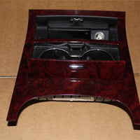 07-13 ESCALADE CONSOLE MOUNTED CUP HOLDER WOOD GRAIN has tray cigarette lighter - BIGGSMOTORING.COM