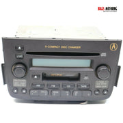 2001-2004 Acura Mdx Radio 6 Disc Changer Cd Cassette Player 39101-S3V-A131-M1 - BIGGSMOTORING.COM