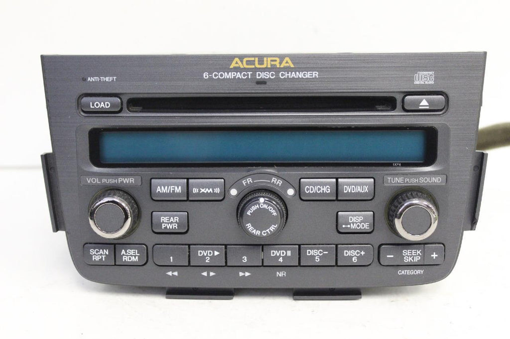 2005-2006 Acura Mdx Radio Stereo Am/ Fm 6 Disc Changer Cd Player - BIGGSMOTORING.COM