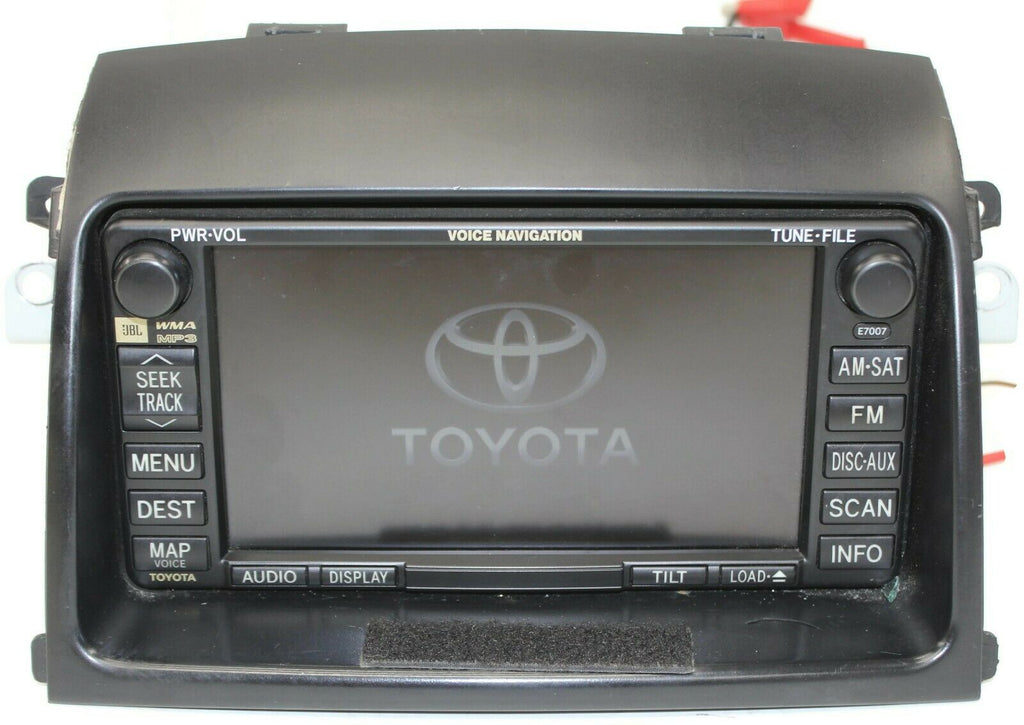 2006-2010 Toyota Sienna Touch Screen Navigation Radio Cd Player 86120-08161