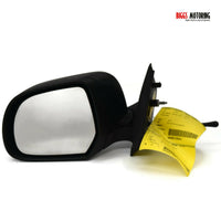 2012-2014 Nissan Versa Driver Left Side Manual Lever Door Mirror Black 34684