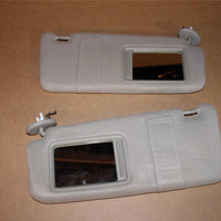 Oem 2007- 2011 Toyota Camry Set Of Sun Visors  Bige  Lighted