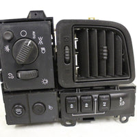 1999-2002 Chevy Suburban Tahoe Yukon Sierra Headlight Switch W/Vent & 4×4 Button - BIGGSMOTORING.COM