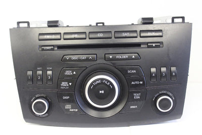 2010-2013 MAZDA 3 RADIO STEREO MP3 6 DISC CHANGER CD PLAYER BBM5 66 AR0