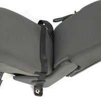 1999-2010 Ford F250 F350 Front Center Console Jump Seat W/ Cup Holder Gray - BIGGSMOTORING.COM