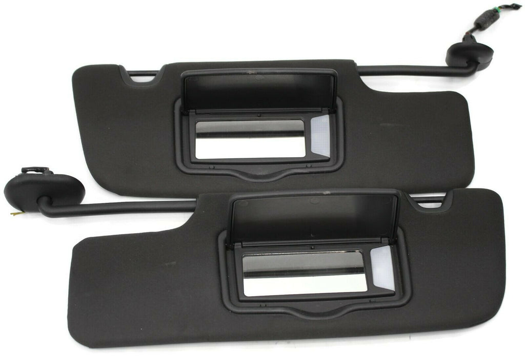 2012-2014 Ford Mustang CONVERTIBLE Driver & Passenger Side Sun Visor Black