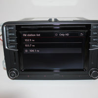 2014-2017 VW JETTA NAVIGATION RADIO STEREO CD PLAYER TOUCH DISPLAY 5C0 035 684