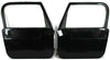 1997-2006 Jeep Wrangler Front Driver  & Passenger Side Full Door Black - BIGGSMOTORING.COM