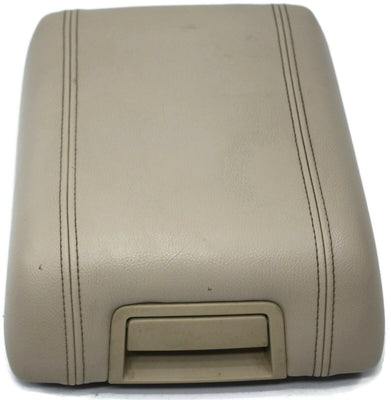 2004-2008 Ford F150 Center Console Armrest Lid Cover Beige - BIGGSMOTORING.COM