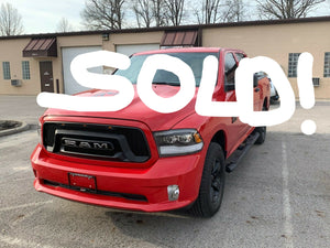 2018 Ram 1500 Crew Cab 3.6L 4X4 Red 8.4 Touch screen 5.7 bed liner many upgrades