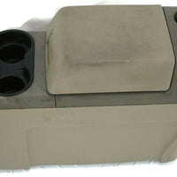 2004-2008 Ford F150 Floor Center Console Storage & Cup Holder Brown & Tan - BIGGSMOTORING.COM