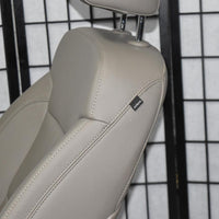 14-18 Silverado Sierra Tan 10 Way Power Lumbar Leather Front Driver Seat Airbag - BIGGSMOTORING.COM