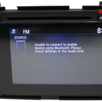 2016-2018 Honda HR-V Touch Screen Navigation Radio Cd Player 39100-T7W-A610-M1