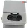 1999-2010 Ford F250 Center Console Jump Seat W/ Storage & Cup Holder Gray - BIGGSMOTORING.COM