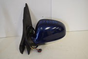 2006-2009 VOLKSWAGEN RABBIT BLUE LEFT DRIVER SIDE DOOR REAR VIEW MIRROR