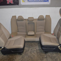 2013-2017 HONDA ACCORD 4 DOOR LEATHER TAN SEATS FRONT & REAR  SEDAN EX