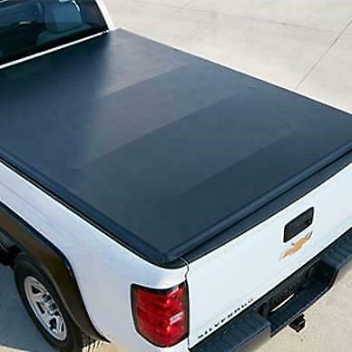 Hard Tri Folding Tonneau Cover 14-18 Silverado 6'6" Bed & Bowtie Logo 84023760