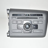 2012 HONDA CIVIC SEDAN RADIO RECEIVER CD PLAYER 39100-TR0-A81