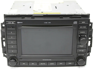 2005-2010 Chrysler Dodge Jeep Navigation Radio 6 Disc Changer Cd Player - BIGGSMOTORING.COM