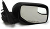 2010-2012 Ford Escape Passenger Right Side Power Door Mirror Black Al84-17682-A