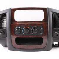 2002-2005 Dodge Ram 1500 A/C Heater Climate Control Radio Bezel P55056321AC - BIGGSMOTORING.COM